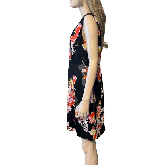 Tahari ASL Kathy Dress Sheath Sleeveless Floral Print NWT - Picture 4 of 13